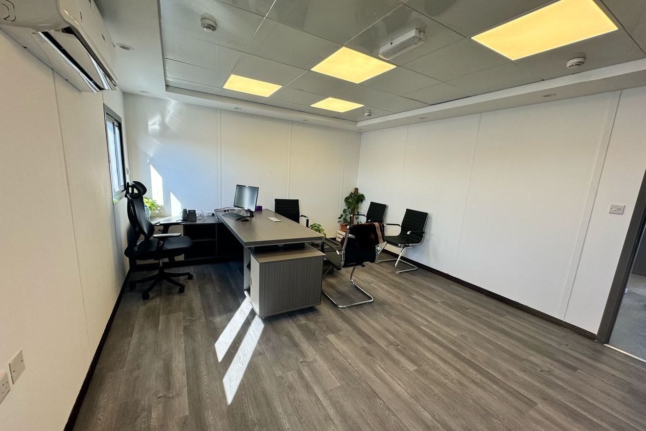 Manager office with corner desk