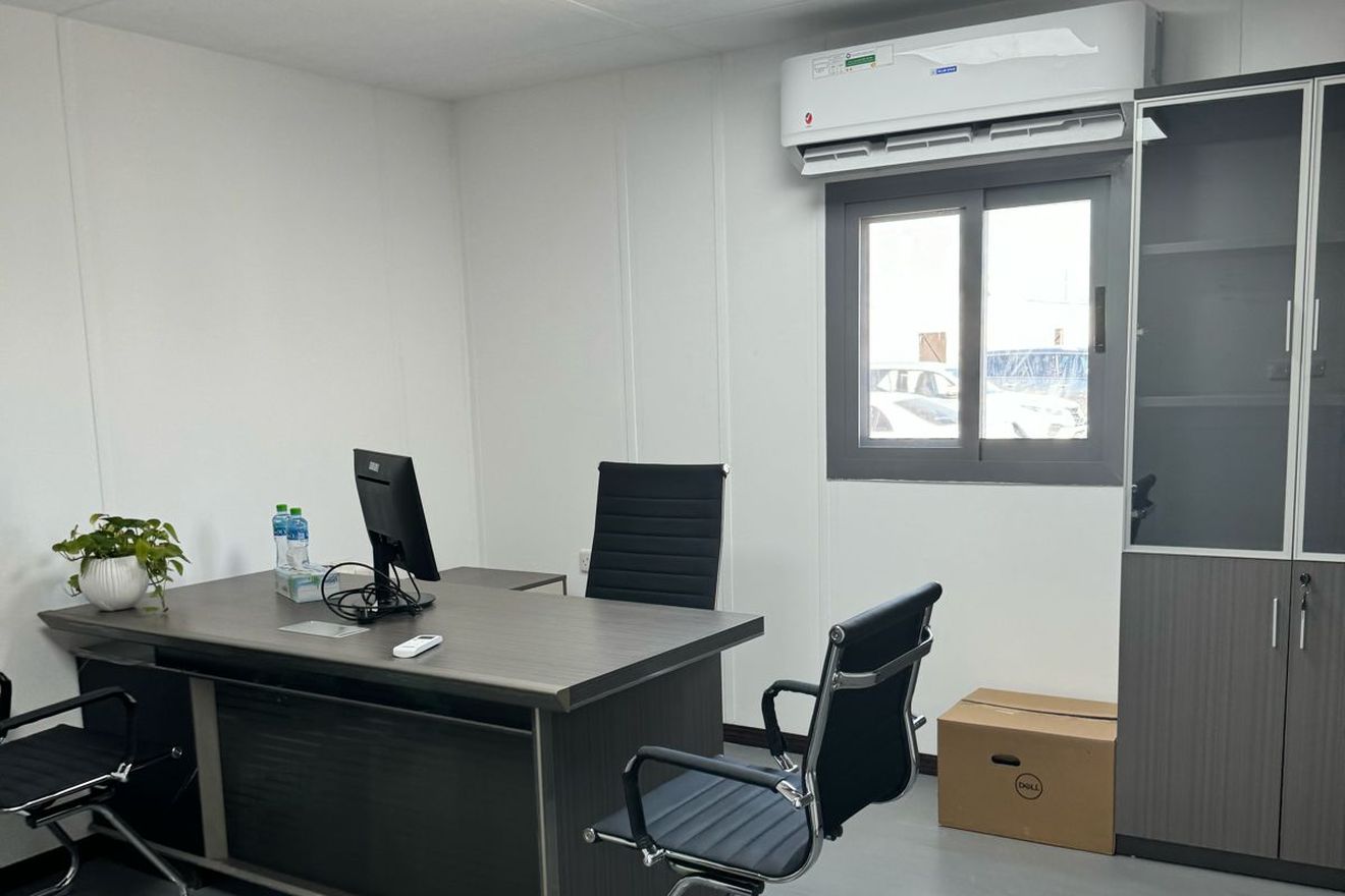 Office seen from the corridor