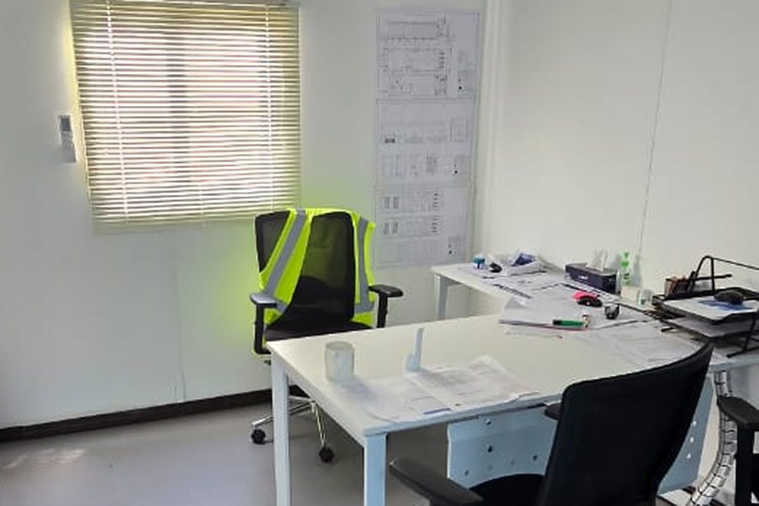 Engineering office in use