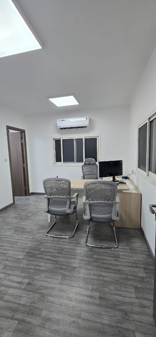 Meeting room, seats eight